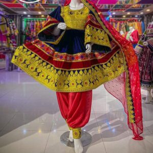 Afghani frock with beautiful embroidery