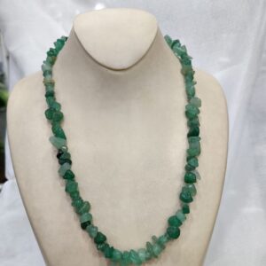 Natural Uncut Jade Stone Necklace