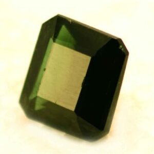 7 carat green tourmaline gemstone crystal showcasing rich color and healing properties curated by Dr. Bakht