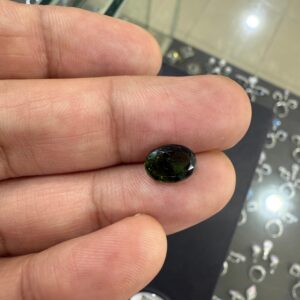Natural black tourmaline stone