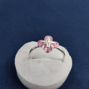 Orginal Gemstone Ring in 925 Rhodium Silver