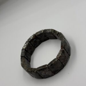 Genuine Green Jade Bracelet | Square Bead Stone Brace