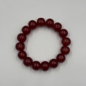 A-bracelet-made-of-polished-brown-agate-beads